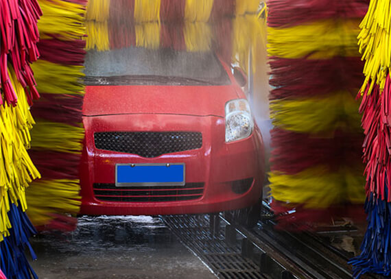 泡棉應用於洗車機刷